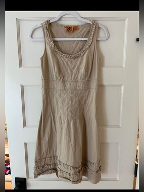 Tory Burch Tan Midi Dress
